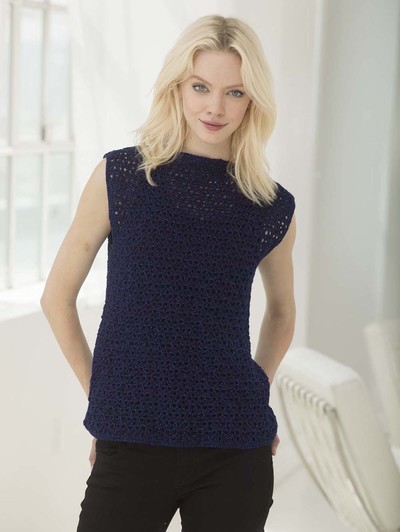 Perfect Sleeveless Crochet Tunic