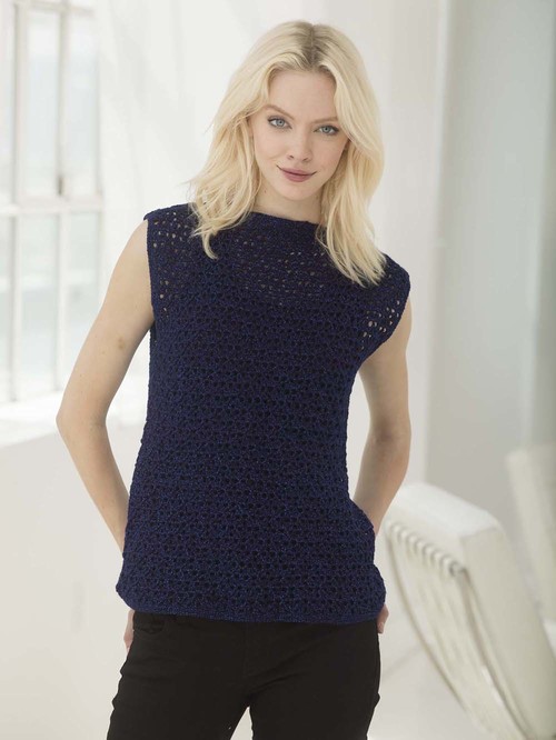 Perfect Sleeveless Crochet Tunic | AllFreeCrochet.com