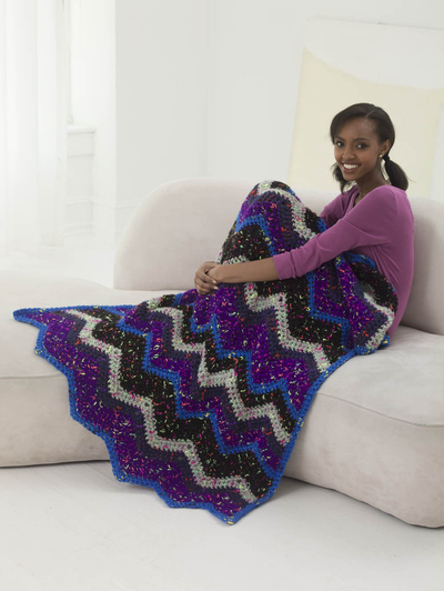 cosmic crochet throw