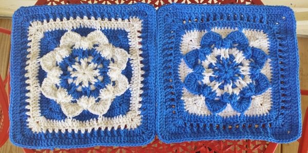 Star Flower Crochet Granny Square