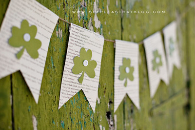 St. Patrick's Day Bookish Banner