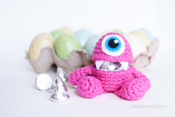 Little Monster Easter Egg Crochet Pattern