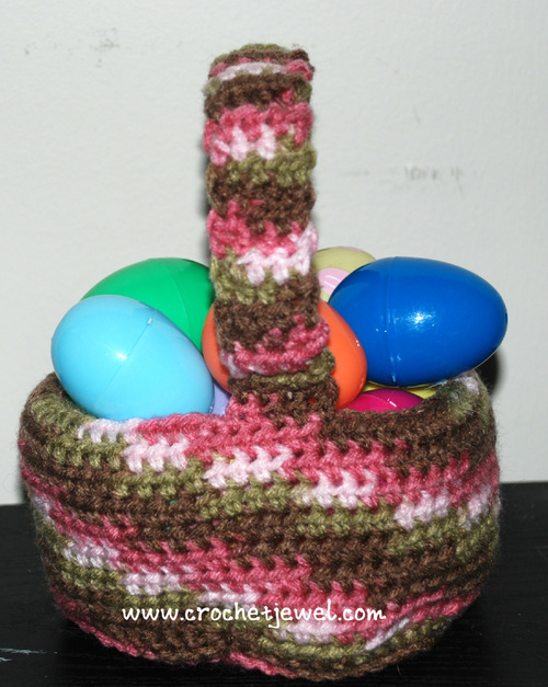 Multicolored Easter Basket