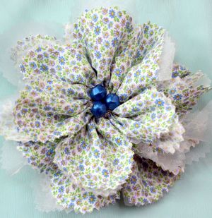 fabric flowers tulle diy totally brooch flower glue favecrafts mitzi felt piece cut tutorial