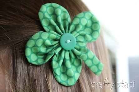 Adorable Shamrock Barrette