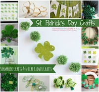 St. Patricks Day Crafts: 39 Shamrock Crafts and Four Leaf Clover Crafts