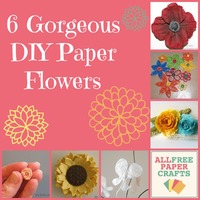 6 Gorgeous DIY Paper Flowers
