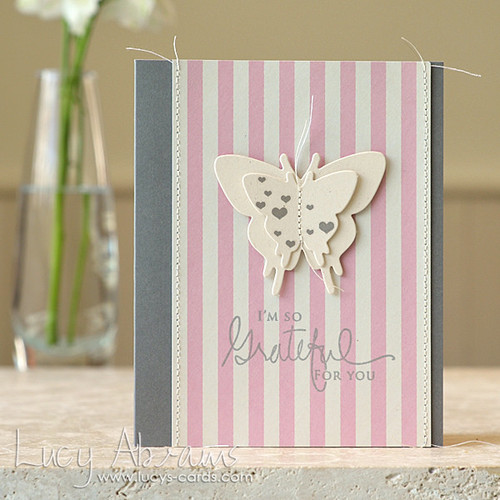 Grateful for You Butterfly Card