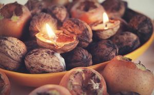 Sublime Autumn Tealights Centerpiece