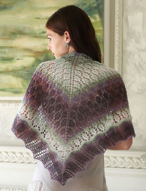 Evening Shadows Shawl Allfreeknitting Com Evening Shadows Shawl Allfreeknitting Com