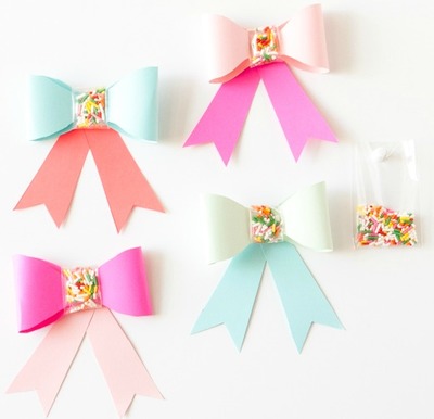 Simple Sprinkle Paper Bows
