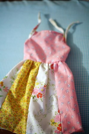 Easy Doll Dress Tutorial