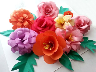 Twisty Twirly Paper Flower Bouquet