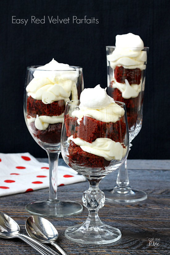 Elegant Red Velvet Cake Parfaits FaveSouthernRecipes.com Elegant Red Velvet Cake Parfaits FaveSouthernRecipes.com
