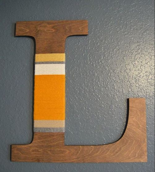 Wooden Letter for your Rustic Wedding | AllFreeDIYWeddings.com