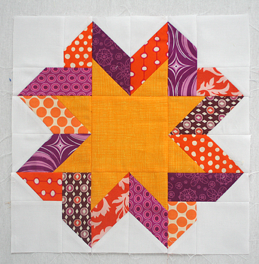 Ribbon Star Block Pattern