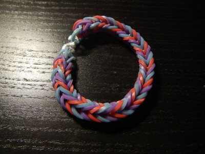 Easy Three Color Fishtail Bracelet