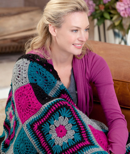 Not Like Grandma's Easy Crochet Blanket Not Like Grandma's Easy Crochet Blanket