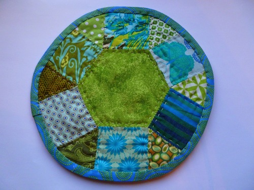 Scrappy Paper Pieced Mug Rugs