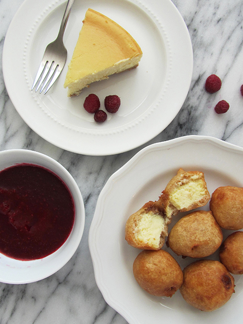 Fried Cheesecake Bites