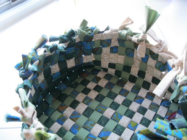 Woven Fabric Easter Basket
