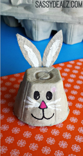 Egg Carton Bunny Crafts