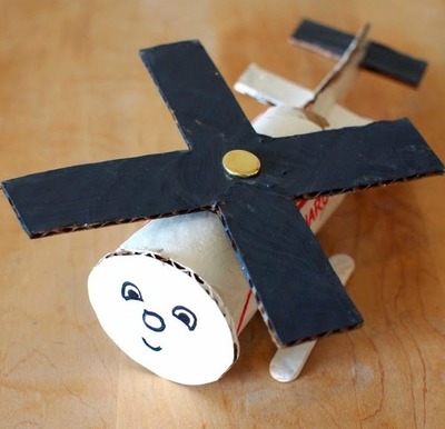 The Cutest Toilet Paper Roll Helicopter