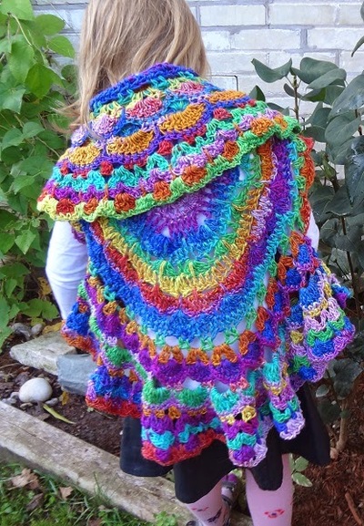 Dreamy Psychedelic Crochet Vest