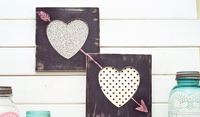 Chalkboard Heart Frames