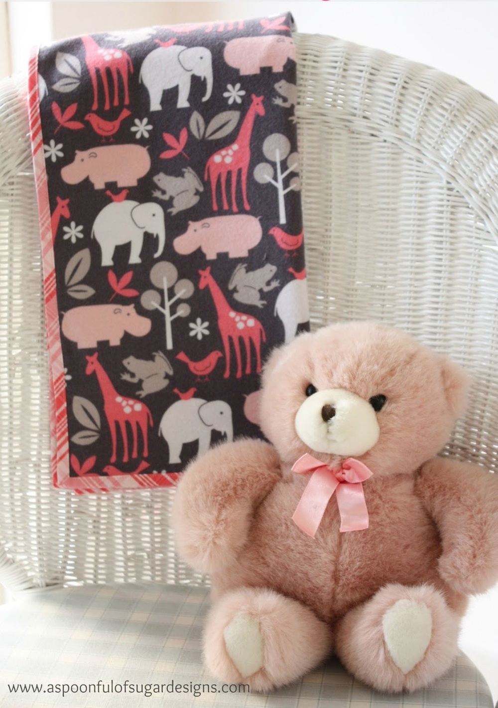 teddy flannel blanket