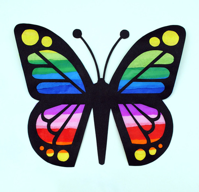 Colorful Butterfly Suncatchers
