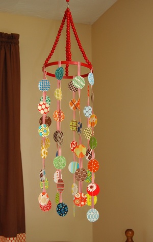 Polka Dots Crib Mobile