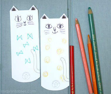 Cool Cat Bookmarks