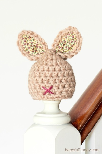 Bitty Baby Bunny Crochet Hat Pattern