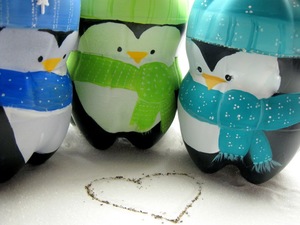 Recycled Penguins Easy Christmas Craft