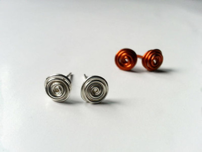 Swirly Stud DIY Earrings