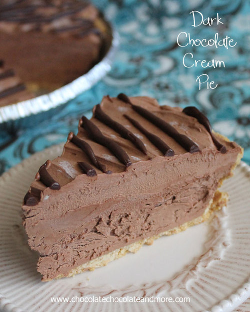 Dark Chocolate Cream Pie