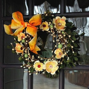 Blooming into Spring Wreath