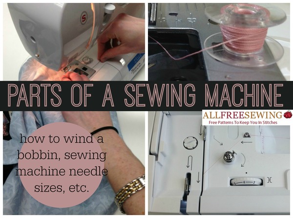 Parts of a Sewing Machine: How to Wind a Bobbin, Sewing Machine Needle