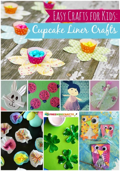 Easy Crafts for Kids: 17 Cupcake Liner Crafts