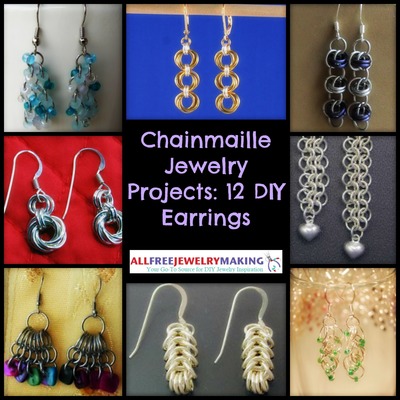 Chainmaille Jewelry Projects: 12 DIY Earrings