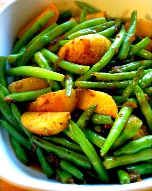 Sauteed Green Beans and Potatoes