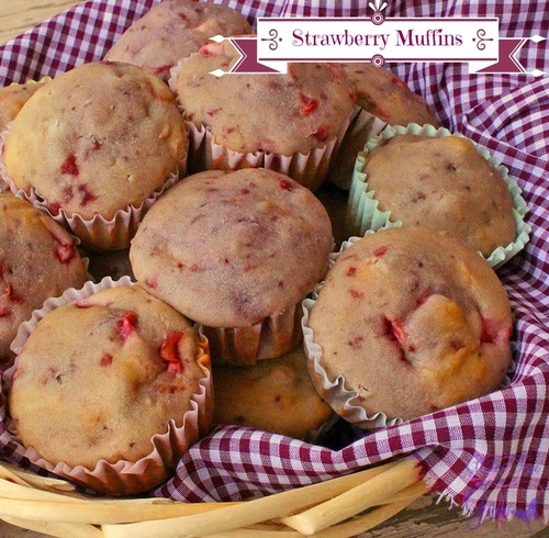 Simply Sweet Strawberry Muffins