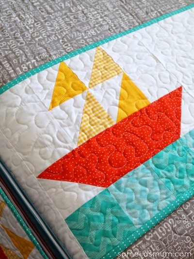 How to Quilt a Sailboat