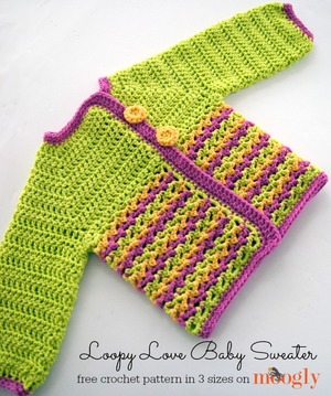 two colour baby sweater pattern