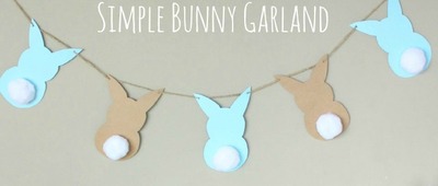 Precious Paper Bunny Garland