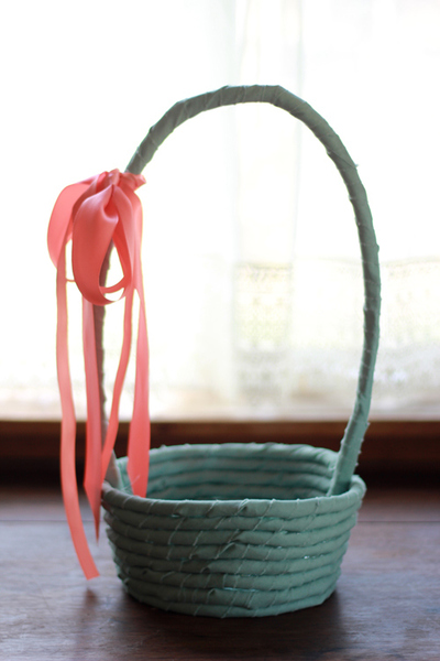Coiled Fabric Easter Baskets