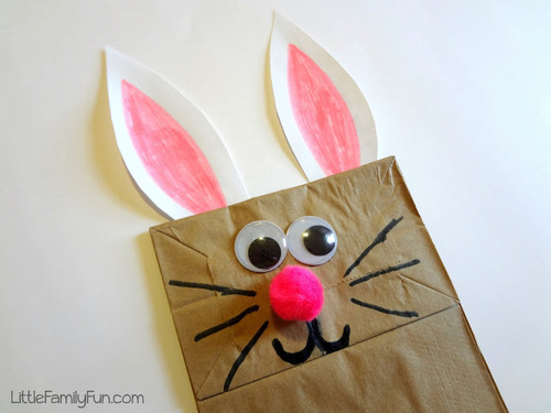 Paper Bag Bunny Crafts