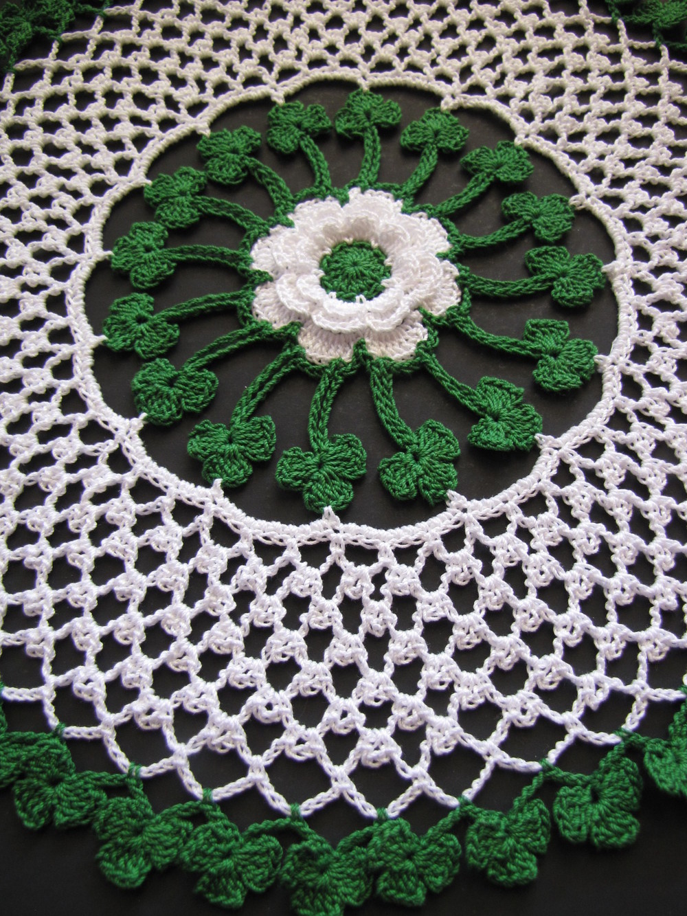Irish Blessings Crochet Doily | AllFreeCrochet.com