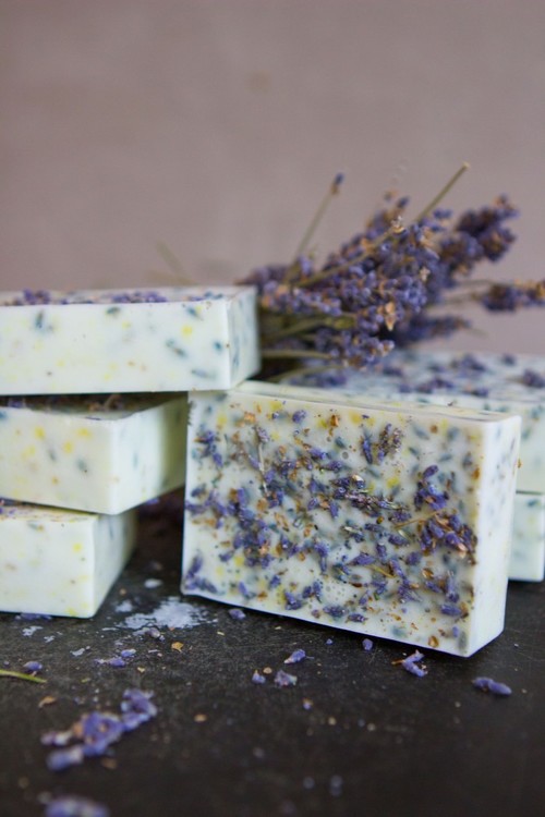 Lavender Honey Lemon DIY Soap